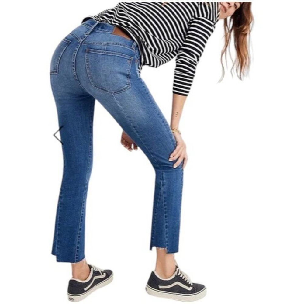Madewell Cali Demi Boot Back Seam Jeans  High Waist Flare Leg Waist 24